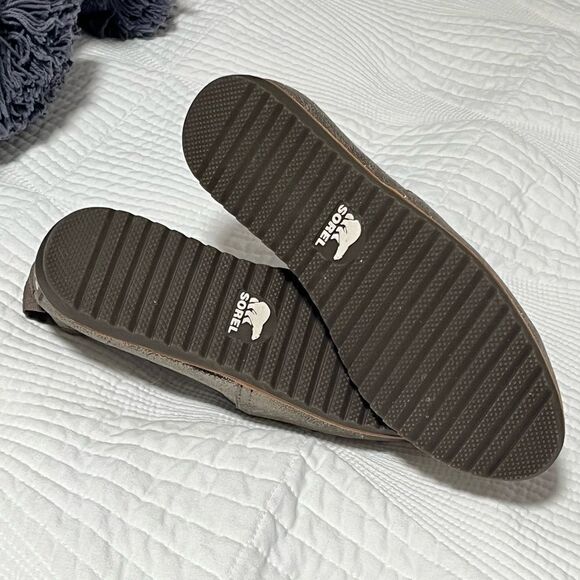 NWOT Sorel Ella Slip-On Ash Brown 6.5 - Picture 6 of 10